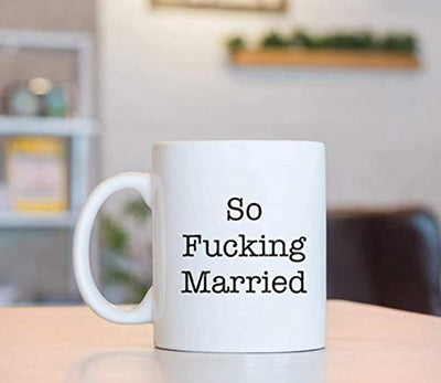 Gift For Couple | So Fucking Married Mug Gift For Newly Weds - BOSTON CREATIVE COMPANY