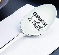 Funny Quarantine Engraved Spoon Gift For Him Her - BOSTON CREATIVE COMPANY