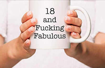 Funny 18th Birthday Coffee Mugs For Friends - BOSTON CREATIVE COMPANY