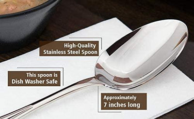 Engraved Coffee Spoon-Unique Stainless Steel Tea Coffee Dessert Spoon - BOSTON CREATIVE COMPANY