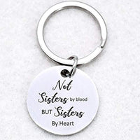 Friendship Stainless Steel Keychain for Women Birthday-Best Friend Gifts for Sister - BOSTON CREATIVE COMPANY