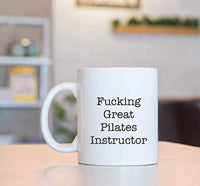 Funny Ceramic Coffee Mugs Gift For Pilates Instructor - BOSTON CREATIVE COMPANY