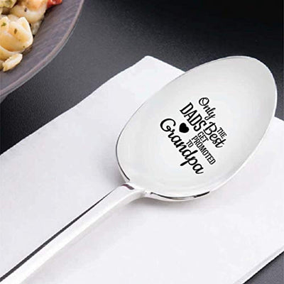 Surprise Pregnancy Announcement Engraved Spoon Gift For Grandpa - BOSTON CREATIVE COMPANY