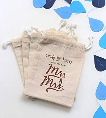Wedding Favor Bags-Party Favor Bags-Unique Drawstring Bags Set of 10-Best Selling - BOSTON CREATIVE COMPANY
