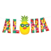 ALOHA BANNER - Luau party supplies hawaiian decorations luau party decorations hawaiian party decorations luau decorations luau party hawaiian party supplies aloha party decorations hawaiian party - BOSTON CREATIVE COMPANY