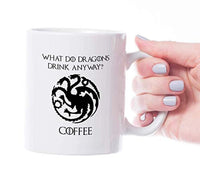 Game of Thrones Ceramic Coffee Mug-Engraved Unique Gift Ideas for Friends - BOSTON CREATIVE COMPANY