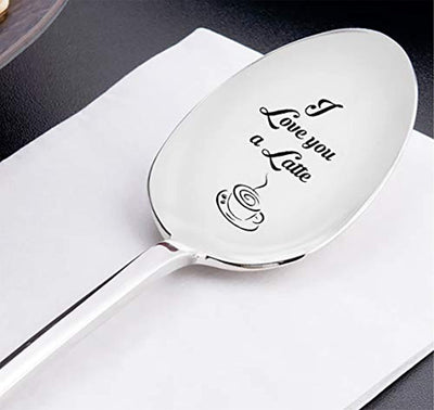 Coffee Lovers Engraved Spoon Gift - BOSTON CREATIVE COMPANY