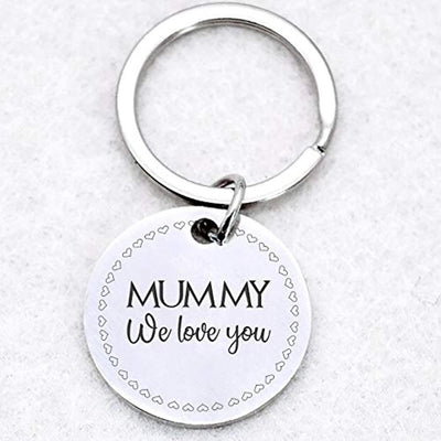 We Love You Mom Keychain Birthday Best Gifts for Mom - BOSTON CREATIVE COMPANY