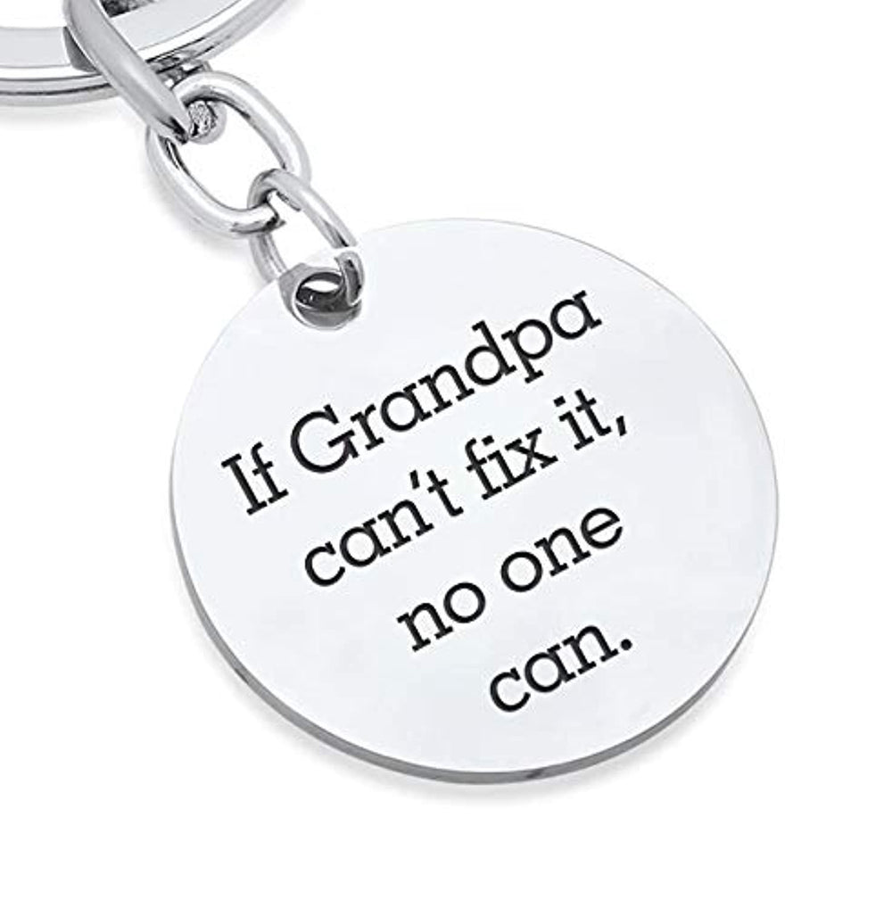 Father's Day Gift for Grandpa-Stainless Keychain Birthday Gifts for Him - BOSTON CREATIVE COMPANY