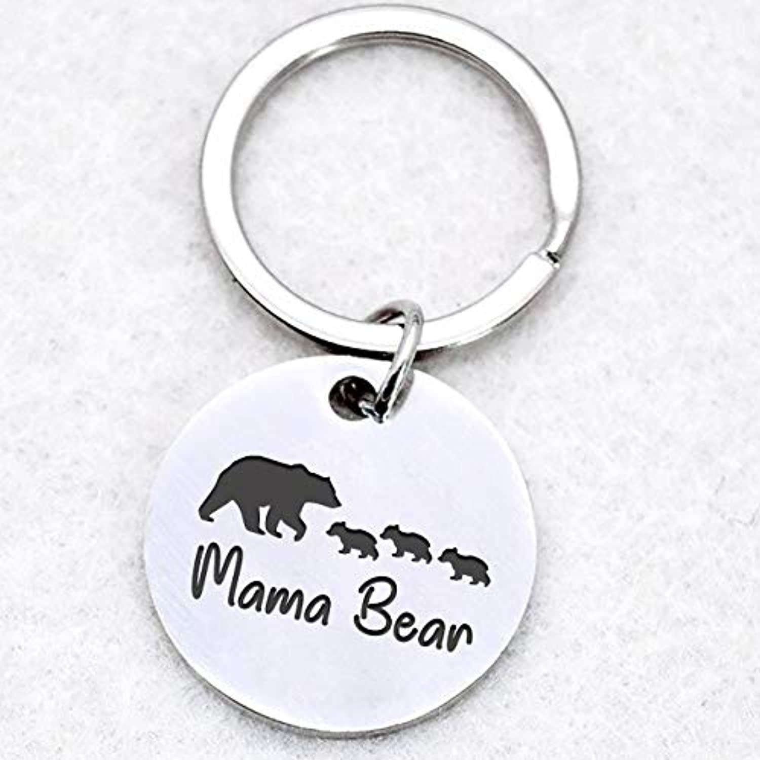 Gutsy Goodness Mama Bear Papa Bear Matching Keychains Grandparent Gift New Parents Baby Shower