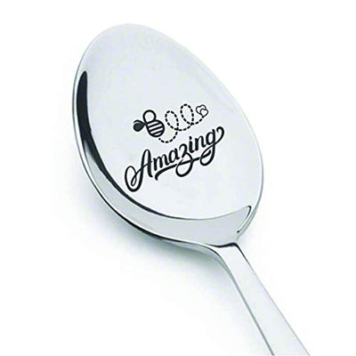 Teenager Birthday Gift Ideas Bee Amazing Engraved Spoon Gift For Boy Or Girl - BOSTON CREATIVE COMPANY