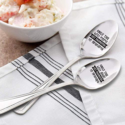 Pregnancy Reveal Spoon  Gifts for Mom Dad-Thanksgiving Anniversary/Birthday Gift Ideas - BOSTON CREATIVE COMPANY