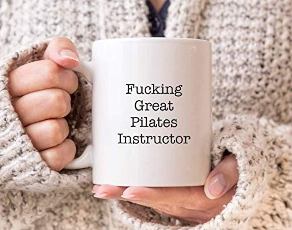 Funny Ceramic Coffee Mugs Gift For Pilates Instructor - BOSTON CREATIVE COMPANY