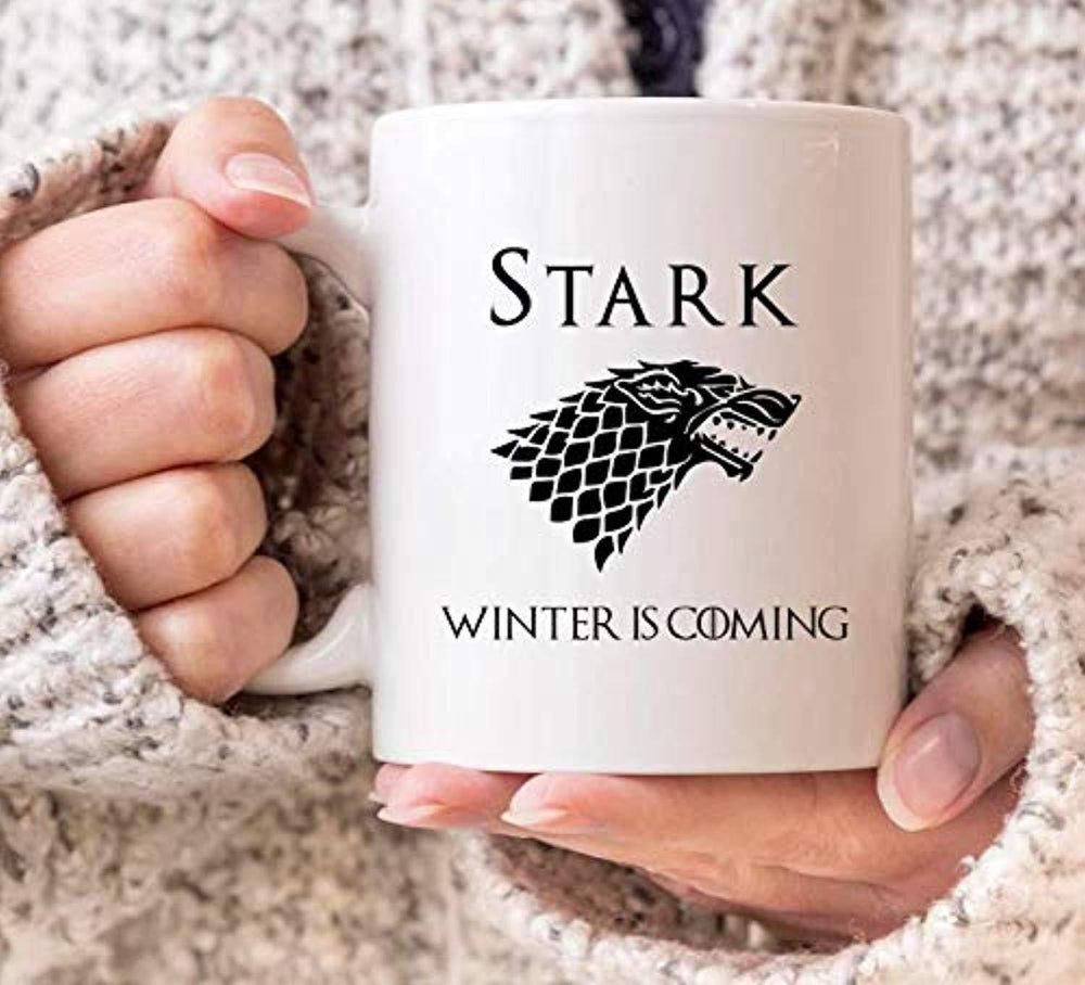 Winter is Coming Coffee Mugs | Game of Thrones Lovers Gifts | Winter Gifts | Christmas Gifts | Ceramic Coffee Gift Mugs - BOSTON CREATIVE COMPANY