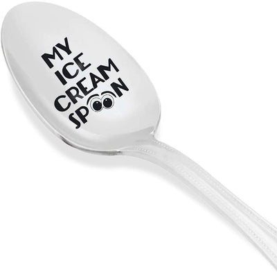 Anniversary Gift Engraved Spoon For Ice cream Lovers - BOSTON CREATIVE COMPANY