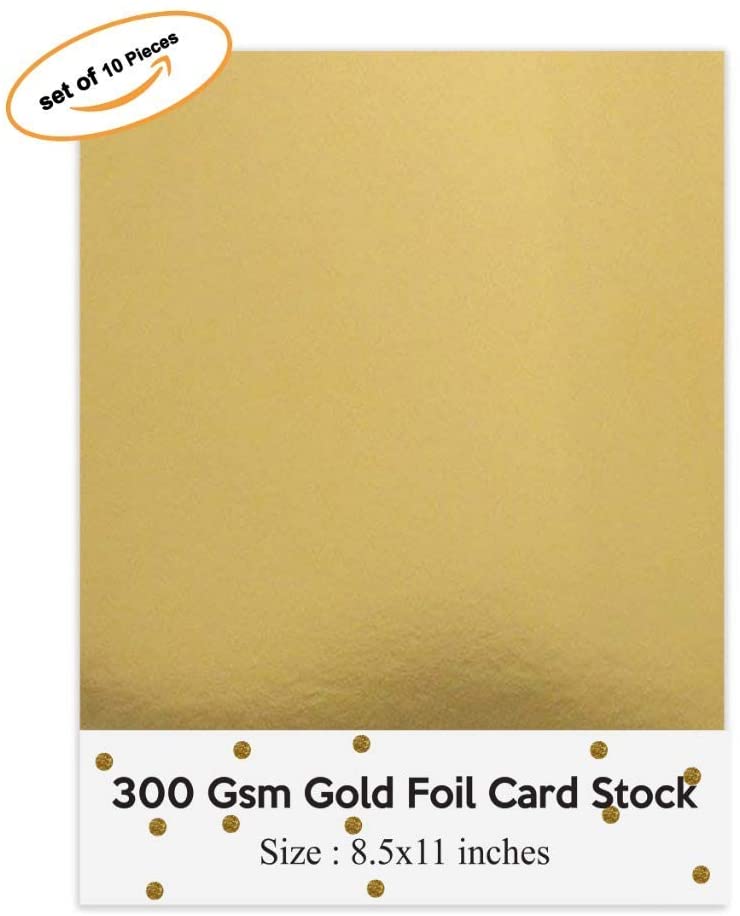 Gold Foil Mirror Card Stock - 380 (38 packs of 10) of this item