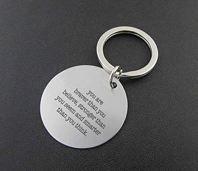 Always Remember Jewelry Keychain-Pendant Key Chain Ring Gift for Men Women - BOSTON CREATIVE COMPANY