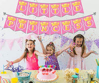 Ideas from Boston-Little Princess Birthday Party Banner,Happy Birthday Banner Pink Flags, Printed Gold Letters Party Decorations, Girl Baby Shower Royal Little Princess Born Crown. - BOSTON CREATIVE COMPANY