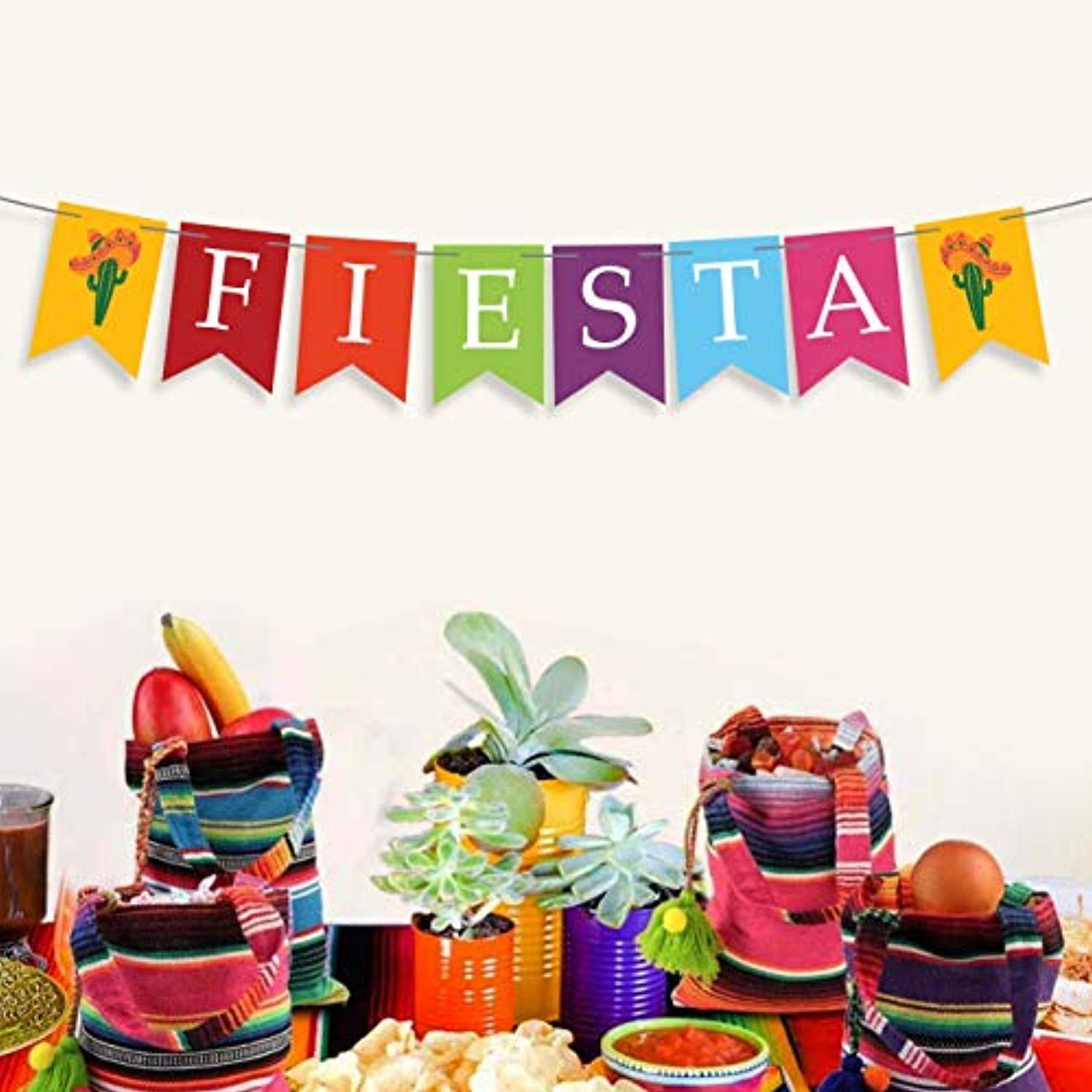 Final Fiesta Bachelorette Party Decorations- Cinco De Mayo Party Supplies- Fiesta Banner Cactus Pattern Garland Flag For Baby Shower Bridal Wedding  Engagement Mexican Party Decoration Banner – BOSTON CREATIVE COMPANY