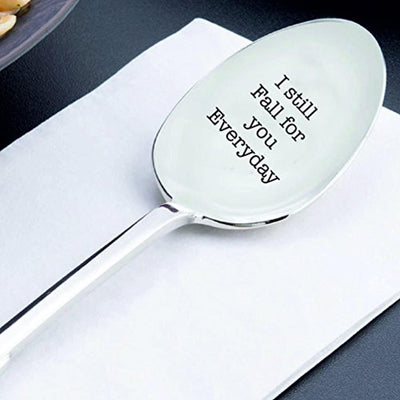 Romantic Engraved Spoon Gift For Wife , Girlfriend - BOSTON CREATIVE COMPANY