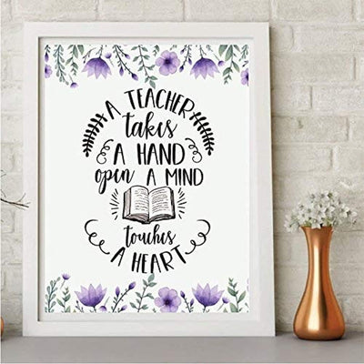 Best Teacher's Day Wall Art Gift - BOSTON CREATIVE COMPANY