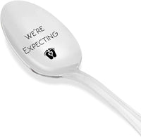 Were Expecting Spoon Pregnancy Announcement Engraved Unique Gift Ideas - BOSTON CREATIVE COMPANY