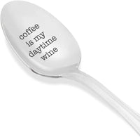 Funny Coffee Lover Spoon Gift for hi Her-Coffee Is My Daytime Wine Spoon Gag Gifts - BOSTON CREATIVE COMPANY