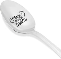 World’s okayest mom Gift for mom  Mothers day gifts Stainless steel spoons - BOSTON CREATIVE COMPANY