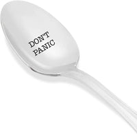 DON'T PANIC Engraved Spoon Birthday Gifts For Teen Girls - BOSTON CREATIVE COMPANY