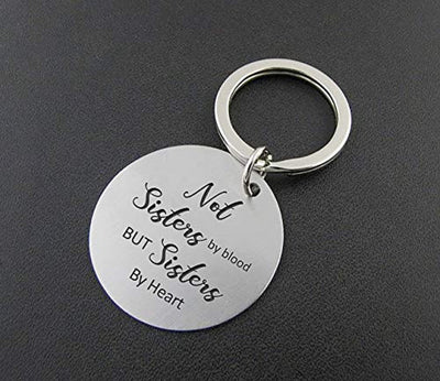 Friendship Stainless Steel Keychain for Women Birthday-Best Friend Gifts for Sister - BOSTON CREATIVE COMPANY