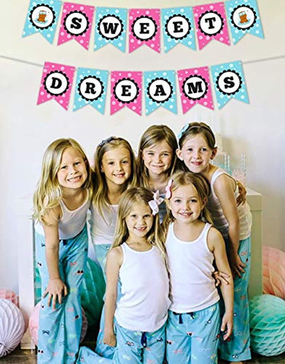 Ideas from Boston- Slumber Party Decorations for Girls, Sleep Over Party, Sweet Dreams Themed, Pajama Party Supplies, Slumber Banner Decoration, Slumber Party Supplies Girls - BOSTON CREATIVE COMPANY