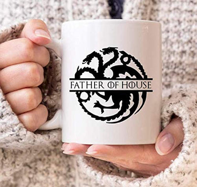 Game of Thrones Lovers Gifts | FATHER OF HOUSE  Coffee Mugs | Ceramic Coffee Mugs - BOSTON CREATIVE COMPANY