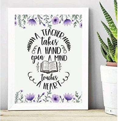 Best Teacher's Day Wall Art Gift - BOSTON CREATIVE COMPANY