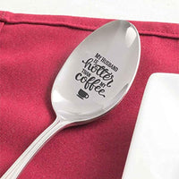 My Husband Coffee Spoon-Funny Spoon Gift for Husband  Unusal 15thAnniversary Gifts - BOSTON CREATIVE COMPANY