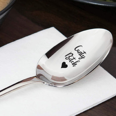 Funny Engraved Spoon Gift For Best Friends - BOSTON CREATIVE COMPANY