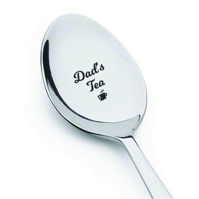 Fathers day gifts - Dads tea spoon - Daddy gifts - Grandpa gifts - Engraved spoon - Gifts for men - Dads birthday - Anniversary gifts - Daddy gifts from daughter - 7 Inches - BOSTON CREATIVE COMPANY