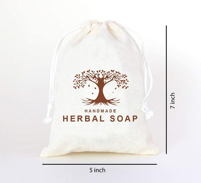 Custom Herbal Soap Logo Favor Bag - BOSTON CREATIVE COMPANY