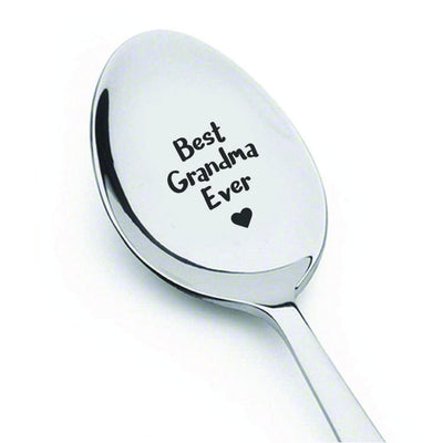 Funny gifts - Best Grandma Ever Spoon - Grandma gift - Gifts for grandma - Best selling items - Grandma to be - Mom gifts - Grandmother of the bride - 7 Inches - BOSTON CREATIVE COMPANY