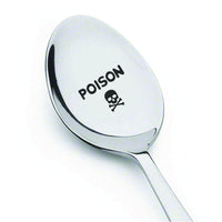 Funny gifts - Best friend gifts - Birthday gifts - Poison spoon - Long distance relationship gifts - Moving away gifts - Unique gifts - Engraved spoon - 7 inches - Gift for mom - BOSTON CREATIVE COMPANY