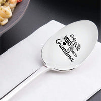 Surprise Pregnancy Announcement Engraved Spoon Gift For Grandma - BOSTON CREATIVE COMPANY