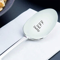 DA.. DA.. Dad Daddy - Best Dad Ever Spoon - Coffee or tea spoon - Dad Birthday gift - BOSTON CREATIVE COMPANY