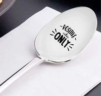 Positive Vibes Only - Engraved Spoon - Inspirational gifts - Motivational Quote - Coffee Spoon - gifts for mom - Best Friend Gift - Personalized Gifts - Best Selling item by Boston Creative Company - BOSTON CREATIVE COMPANY