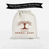 Custom Herbal Soap Logo Favor Bag - BOSTON CREATIVE COMPANY