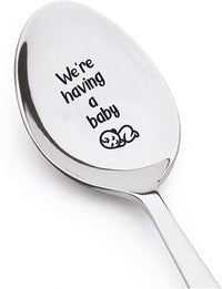 We are having a baby spoon- we are expecting-pregnancy announcement spoon - BOSTON CREATIVE COMPANY
