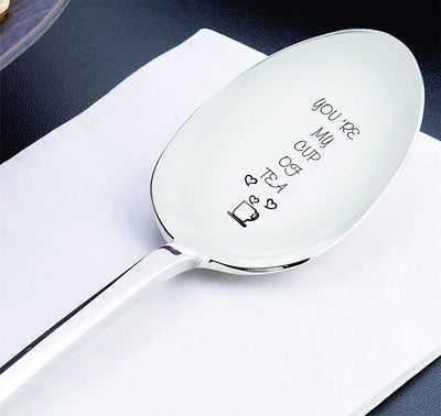 Youre My Cup of Tea Spoon - Spoon For Hot Tea - Flatware for Dining & Entertaining - BOSTON CREATIVE COMPANY