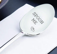 Spoon Me With Couple Heart Unique gift Anniversary Gift Wedding Gift - BOSTON CREATIVE COMPANY