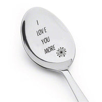 I Love You More Spoon- Inspirational Gift- Rocking Gift For Boyfriend - BOSTON CREATIVE COMPANY