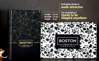 Folded Book Art Customizable Heart & Initials Pattern - BOSTON CREATIVE COMPANY