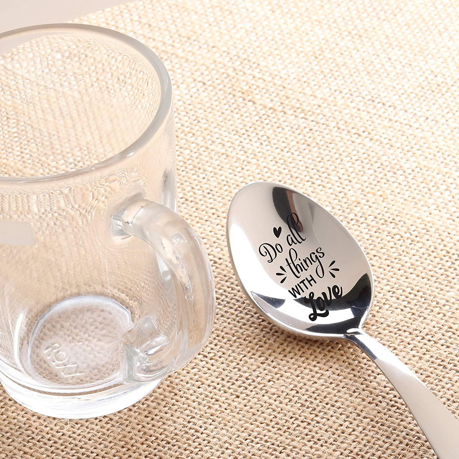 Engraved Spoon & Fork Personalized Christmas Gift For Her/ Him