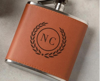 personalised hip flask best man